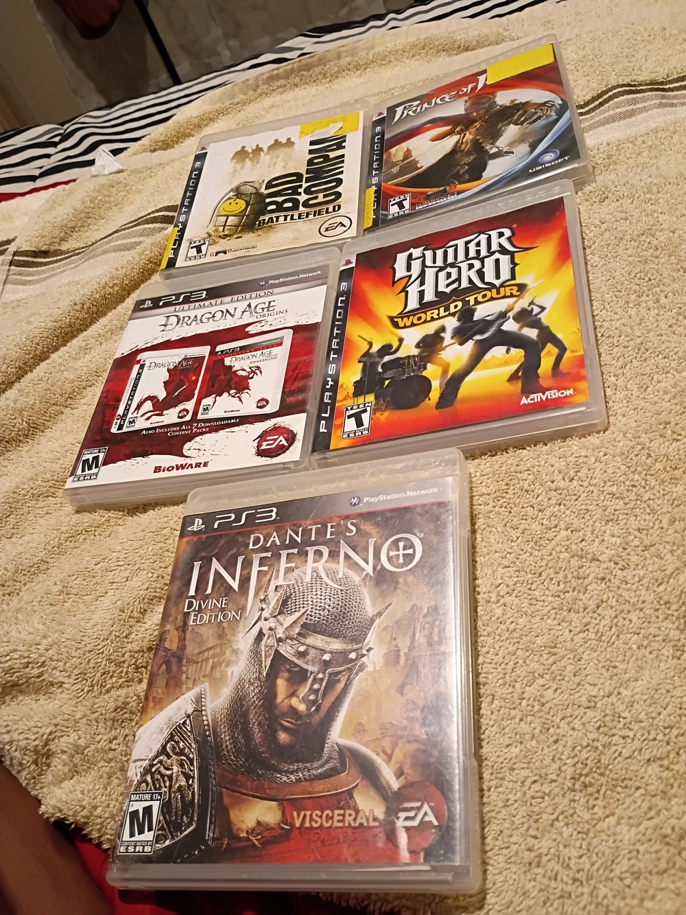 Lot Of 5 PS 3 Games  GUC. OBO